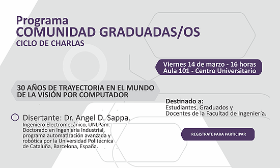 CHARLA ABIERTA: 30 AÑOS DE TRAYECTORIA EN EL MUNDO  DE LA VISIÓN POR COMPUTADOR