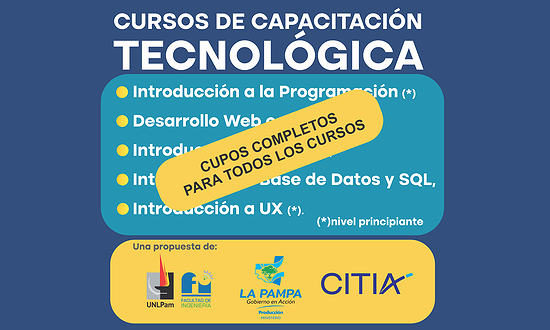 CURSOS DE CAPACITACIÓN TECNOLÓGICA