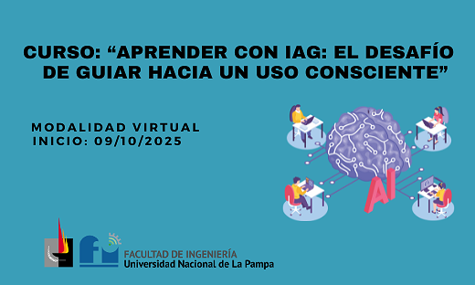CURSO: “APRENDER CON IAG: EL DESAFÍO DE GUIAR HACIA UN USO CONSCIENTE”