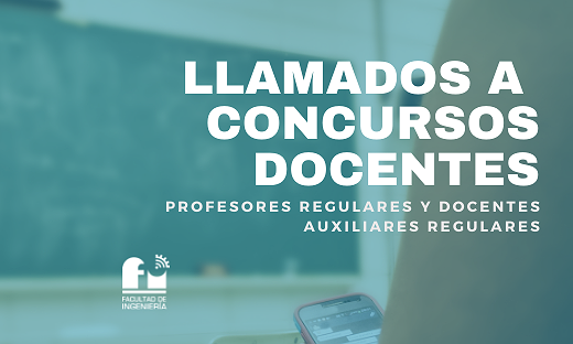 Llamados a concursos: listado de inscriptos