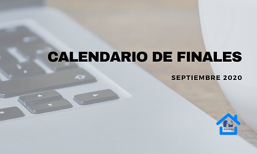 Cronograma de exámenes finales