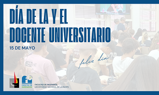 DÍA DE LA Y EL DOCENTE UNIVERSITARIO