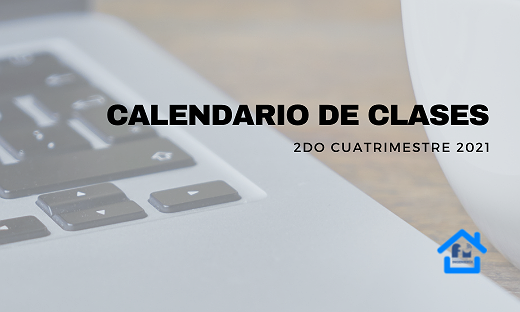 Horarios de cursada - 2do. cuatrimestre 2021