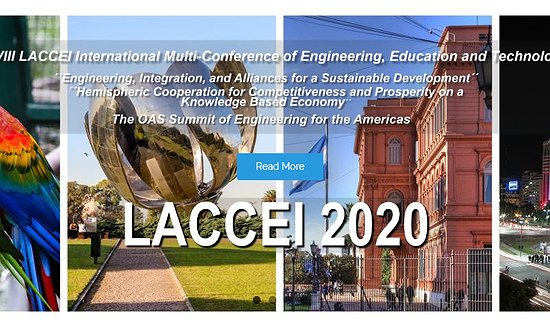 LACCEI 2020 - Llamado a presentar artículos