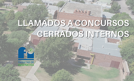 LLAMADOS A CONCURSOS CERRADOS INTERNOS