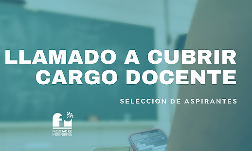 LLAMADO A CUBRIR CARGO DOCENTE