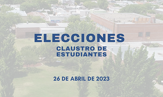 ELECCIONES 2023 EN EL CLAUSTRO ESTUDIANTIL