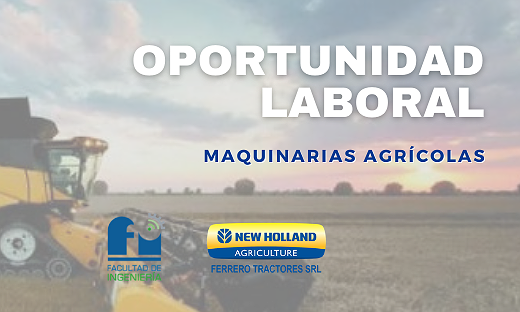 OPORTUNIDAD LABORAL - Maquinaria agrícola