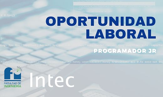 OPORTUNIDAD LABORAL - Programador Jr.