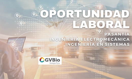 OPORTUNIDAD LABORAL: PASANTÍAS