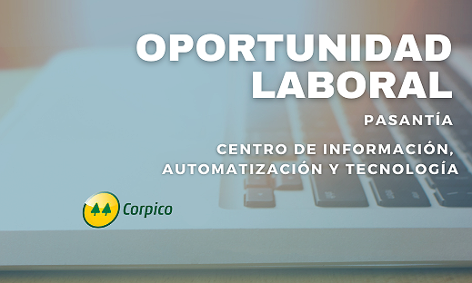 OPORTUNIDAD LABORAL: PASANTÍA INGENIERÍA EN SISTEMAS