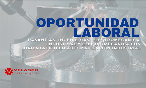 OPORTUNIDAD LABORAL – PASANTÍAS