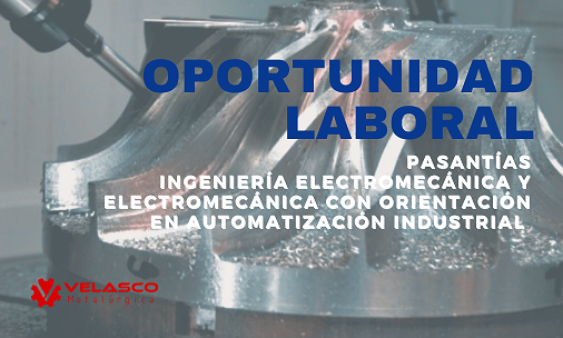 OPORTUNIDAD LABORAL – PASANTÍA