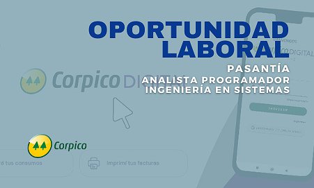 OPORTUNIDAD LABORAL – PASANTÍA ANALISTA PROGRAMADOR / INGENIERÍA EN SISTEMAS
