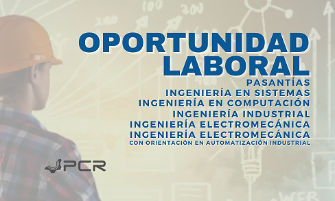 OPORTUNIDAD LABORAL: PASANTÍAS