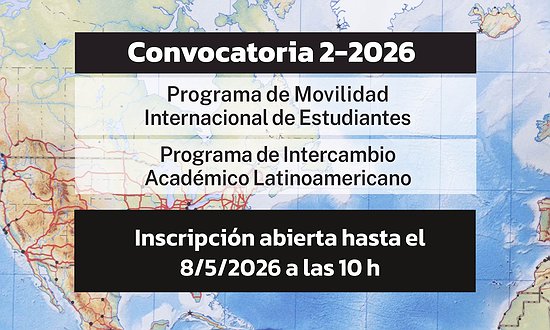 PROGRAMA DE MOVILIDAD INTERNACIONAL DE ESTUDIANTES: NUEVA CONVOCATORIA