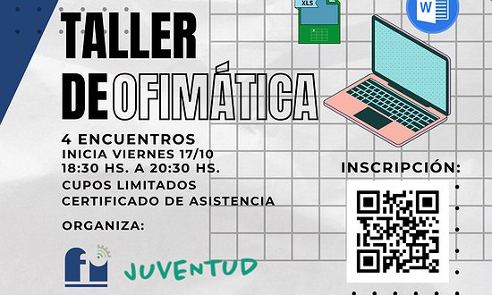 TALLER DE OFIMÁTICA PARA JÓVENES