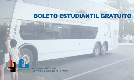 BOLETO ESTUDIANTIL GRATUITO 2025